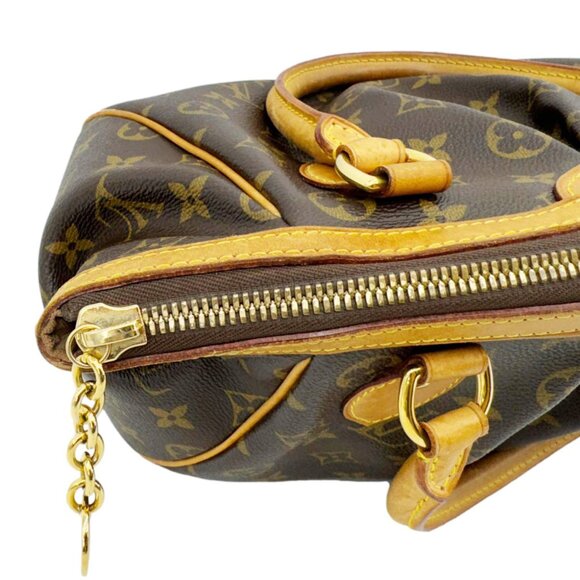 Louis Vuitton  Tivoli PM Monogram Canvas Satchel Bag Brown - Picture 7 of 13
